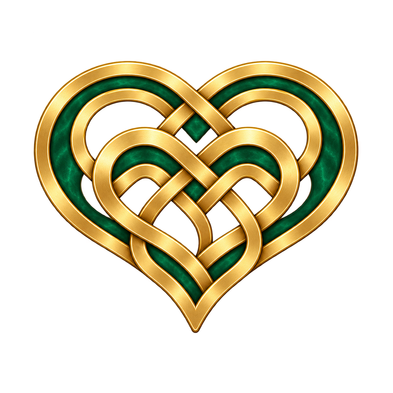 Celtic heart knot symbol